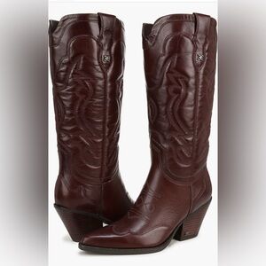 Sam Edelman Brown Heeled Boots